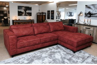 Ilpendam Longchair in rood – kleurimpressie