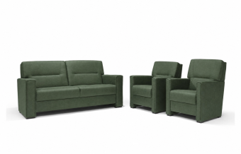 Purmerend Fauteuil - Rug: Hoog in groen – kleurimpressie