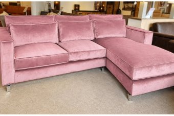 Indijk Longchair in roze – kleurimpressie