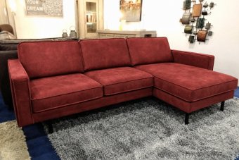 Julianadorp Longchair in rood – kleurimpressie