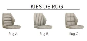 Eetkamerstoel Canberra - MAGAZIJN OPRUIMING - Luxor Antracite 04 - 4x