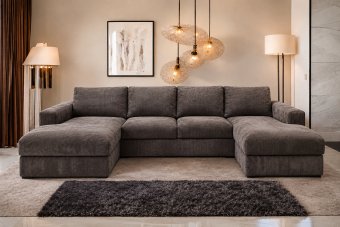 Loungebank Leiden · Longchair + 2 Zits + Longchair 304cm
