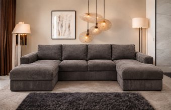 Loungebank Leiden · Longchair + 2 Zits + Longchair 304cm
