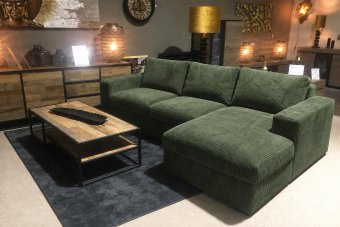 Leiden Longchair in groen – kleurimpressie