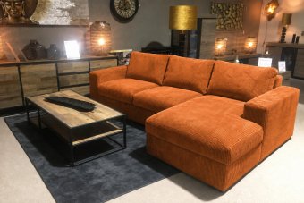 Leiden Longchair in oranje – kleurimpressie