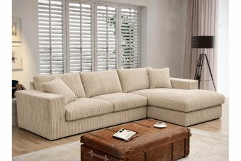 Lelystad Longchair in beige – kleurimpressie