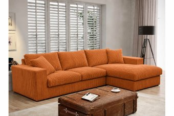 Lelystad Longchair in oranje – kleurimpressie