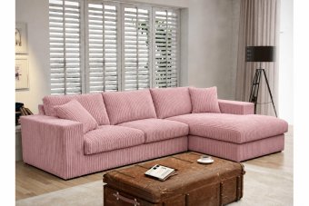Lelystad Longchair in roze – kleurimpressie