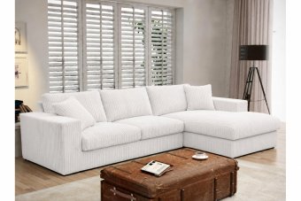 Lelystad Longchair in wit – kleurimpressie