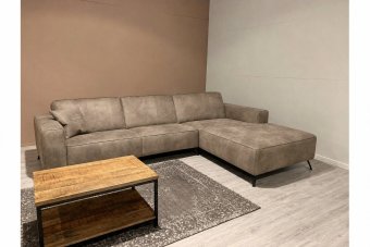 Lent 2 Zits + Longchair in taupe – kleurimpressie