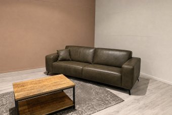Lent 2 Zits Bank in leer – materiaalimpressie