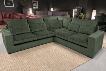 Leusden 2 + Hoek + 2 Zits in groen – kleurimpressie