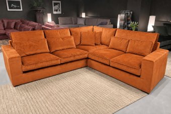 Leusden 2 + Hoek + 2 Zits in oranje – kleurimpressie