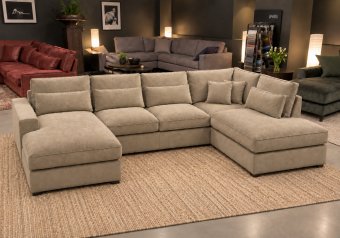 Leusden Express · Longchair + 2.5 Zits + Ottomaan Groot