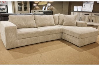Loenen Longchair in beige – kleurimpressie