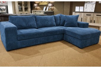 Loenen Longchair in blauw – kleurimpressie
