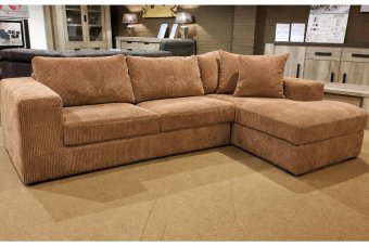 Loenen Longchair in cognac – kleurimpressie