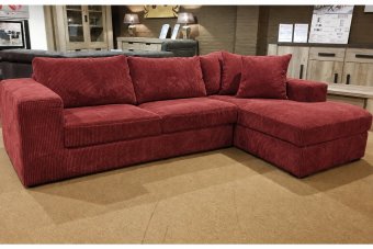 Loenen Longchair in rood – kleurimpressie