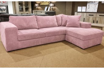 Loenen Longchair in roze – kleurimpressie
