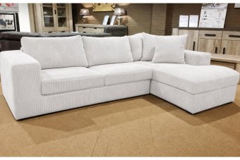 Loenen Longchair in wit – kleurimpressie