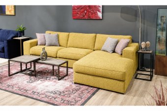 Loungebank Berlicum in geel – kleurimpressie