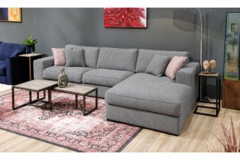 Loungebank Berlicum in grijs – kleurimpressie