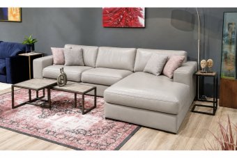 Loungebank Berlicum in leer – materiaalimpressie