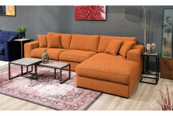 Loungebank Berlicum in oranje – kleurimpressie