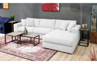 Loungebank Berlicum in wit – kleurimpressie