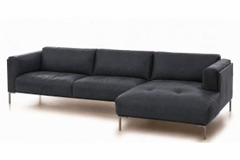 Loungebank Bern in antraciet – kleurimpressie