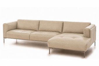 Loungebank Bern in beige – kleurimpressie