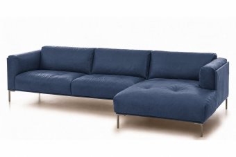 Loungebank Bern in blauw – kleurimpressie