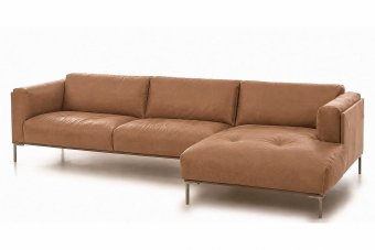 Loungebank Bern in bruin – kleurimpressie