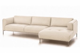 Loungebank Bern in creme – kleurimpressie
