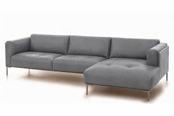 Loungebank Bern in grijs – kleurimpressie