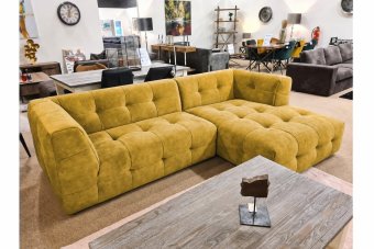 Loungebank Castricum in geel – kleurimpressie