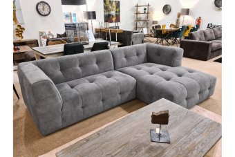 Loungebank Castricum in grijs – kleurimpressie