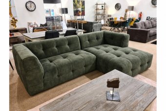 Loungebank Castricum in groen – kleurimpressie