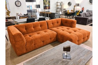 Loungebank Castricum in oranje – kleurimpressie
