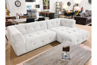 Loungebank Castricum in wit – kleurimpressie