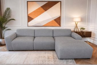 Loungebank Delft in grijs – kleurimpressie