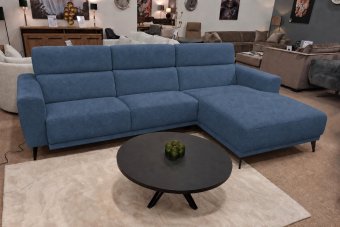 Loungebank Enschede in blauw – kleurimpressie