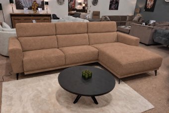 Loungebank Enschede in bruin – kleurimpressie