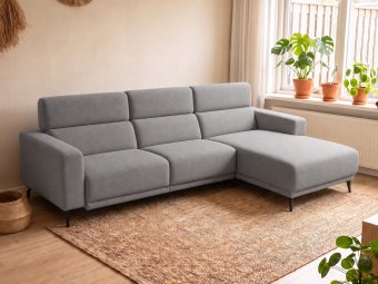 Loungebank Enschede in grijs – kleurimpressie