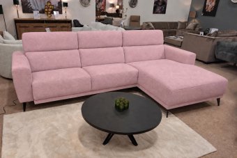 Loungebank Enschede in roze – kleurimpressie