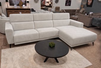 Loungebank Enschede in velvetstof – materiaalimpressie