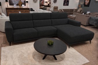 Loungebank Enschede in zwart – kleurimpressie