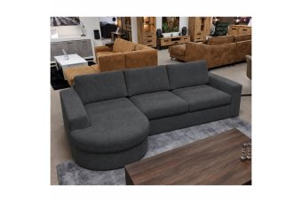 Loungebank Rond Aalsmeer in antraciet – kleurimpressie