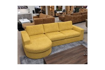 Loungebank Rond Aalsmeer in geel – kleurimpressie