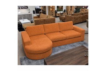 Loungebank Rond Aalsmeer in oranje – kleurimpressie